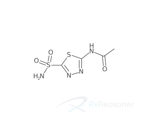 Graphic representation of the active ingredient's molecular structure