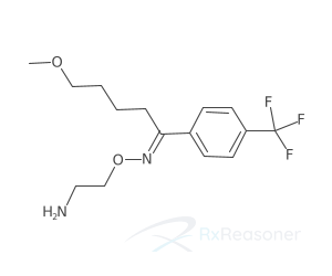 Graphic representation of the active ingredient's molecular structure