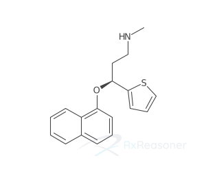 Graphic representation of the active ingredient's molecular structure