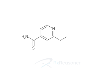 Graphic representation of the active ingredient's molecular structure