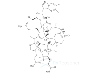 Graphic representation of the active ingredient's molecular structure