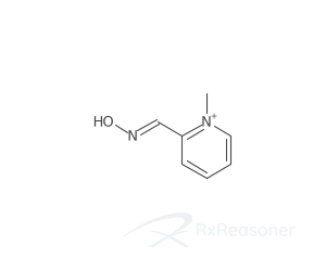 Graphic representation of the active ingredient's molecular structure