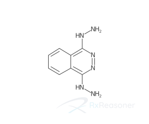 Graphic representation of the active ingredient's molecular structure