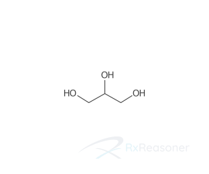 Graphic representation of the active ingredient's molecular structure