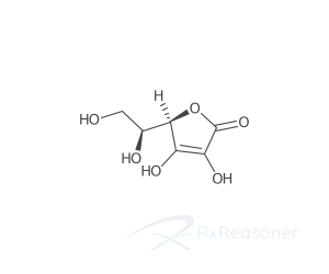 Graphic representation of the active ingredient's molecular structure