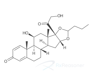 Graphic representation of the active ingredient's molecular structure