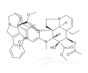 Graphic representation of the active ingredient's molecular structure