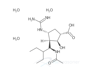 Graphic representation of the active ingredient's molecular structure