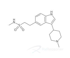 Graphic representation of the active ingredient's molecular structure