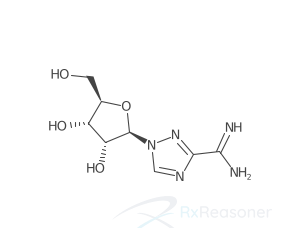 Graphic representation of the active ingredient's molecular structure