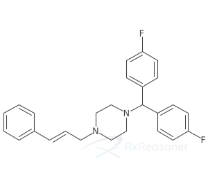 Graphic representation of the active ingredient's molecular structure