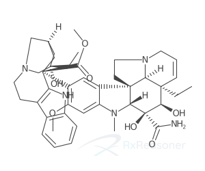 Graphic representation of the active ingredient's molecular structure