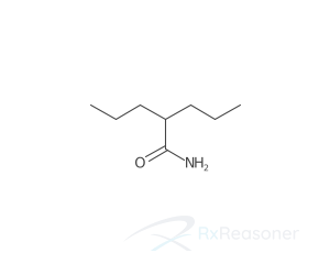 Graphic representation of the active ingredient's molecular structure