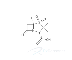 Graphic representation of the active ingredient's molecular structure