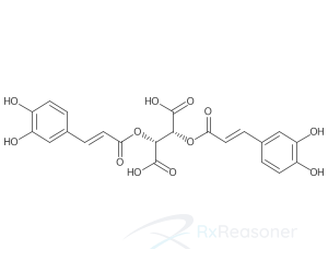 Graphic representation of the active ingredient's molecular structure