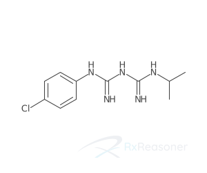 Graphic representation of the active ingredient's molecular structure