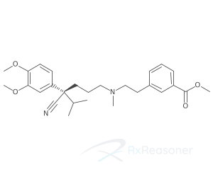 Graphic representation of the active ingredient's molecular structure