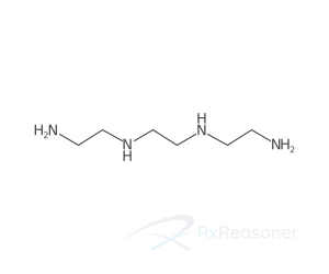 Graphic representation of the active ingredient's molecular structure