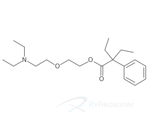 Graphic representation of the active ingredient's molecular structure