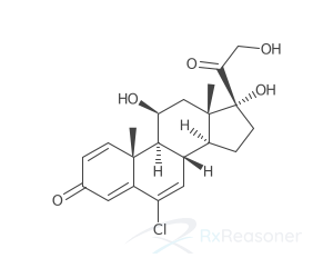 Graphic representation of the active ingredient's molecular structure