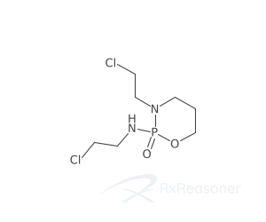 Graphic representation of the active ingredient's molecular structure