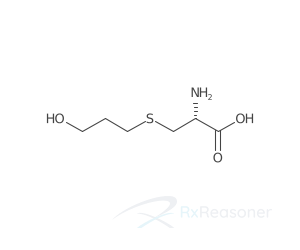 Graphic representation of the active ingredient's molecular structure