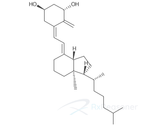 Graphic representation of the active ingredient's molecular structure