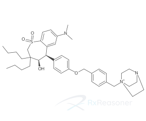 Graphic representation of the active ingredient's molecular structure