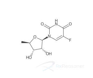 Graphic representation of the active ingredient's molecular structure