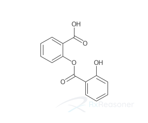 Graphic representation of the active ingredient's molecular structure