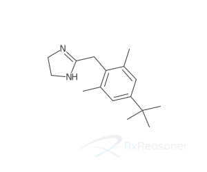 Graphic representation of the active ingredient's molecular structure