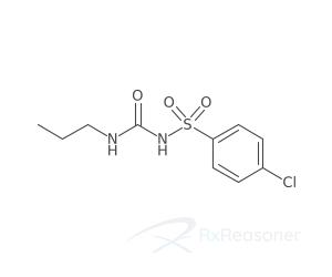 Graphic representation of the active ingredient's molecular structure