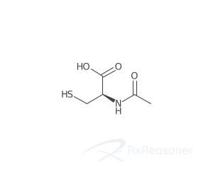 Graphic representation of the active ingredient's molecular structure