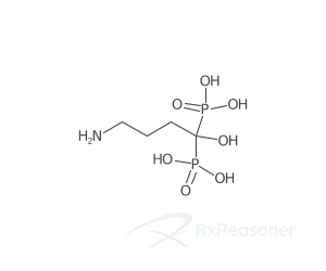 Graphic representation of the active ingredient's molecular structure