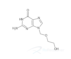 Graphic representation of the active ingredient's molecular structure