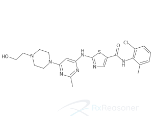 Graphic representation of the active ingredient's molecular structure