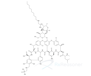 Graphic representation of the active ingredient's molecular structure