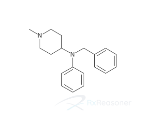 Graphic representation of the active ingredient's molecular structure