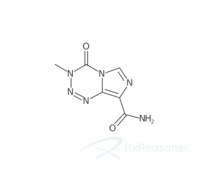 Graphic representation of the active ingredient's molecular structure