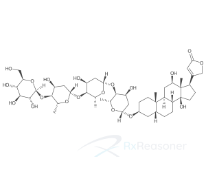 Graphic representation of the active ingredient's molecular structure