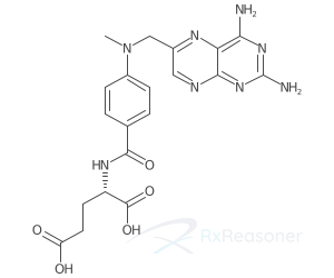 Graphic representation of the active ingredient's molecular structure