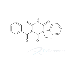 Graphic representation of the active ingredient's molecular structure