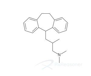 Graphic representation of the active ingredient's molecular structure