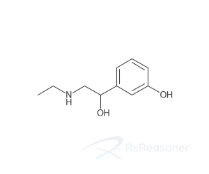 Graphic representation of the active ingredient's molecular structure