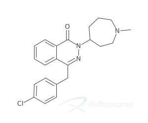 Graphic representation of the active ingredient's molecular structure